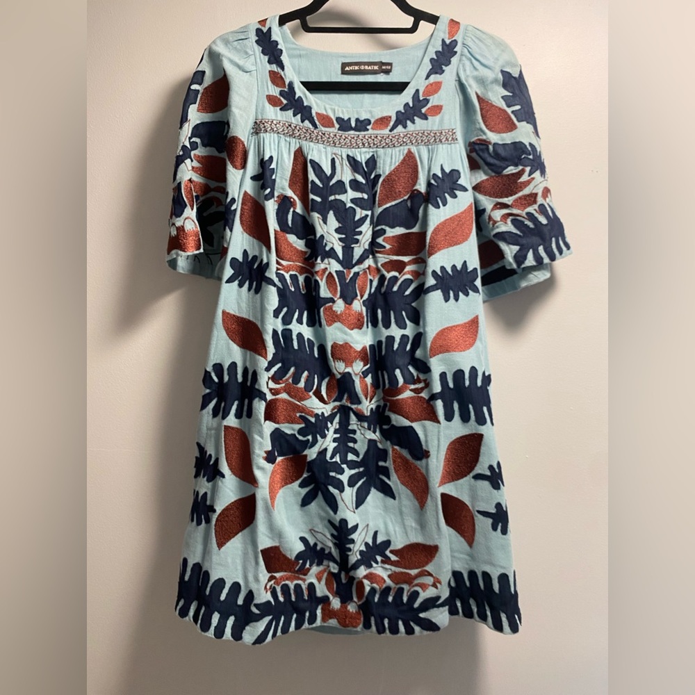 Antik Batik Embroidered Mini with Beaded Detailing